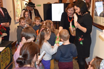 Wernisaż wystawy świątecznej